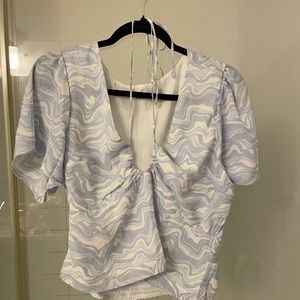 Blue Abercrombie blouse